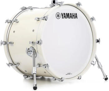 Yamaha AMB-2216 Absolute Hybrid Maple Bass Drum - 22 x 16 inch - Polar White