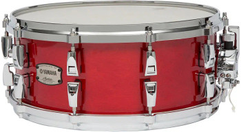 Yamaha AMS-1460 Absolute Hybrid Maple Snare - 6 x 14-inch - Red Autumn