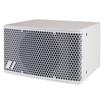 DAS AUDIO, Q-10A Powered 10" Ultra-Compact Bass-Reflex Subwoofer - White, Q-10A-W