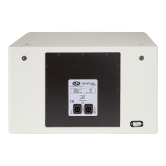 DAS AUDIO, Q-10-W Passive 10" Ultra-Compact Bass-Reflex Subwoofer - White, Q-10-W