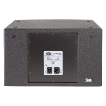 DAS AUDIO, Q-10 Passive 10" Ultra-Compact Bass-Reflex Subwoofer - Black, Q-10