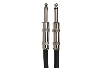 Hosa 3GT-18C5 Cloth Guitar Straight to Straight Cable - 18 feet, Black/Red