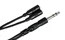 Hosa YMP-234 6" 1/4" TRS to Dual 3.5mm TRSF Headphone Splitter Cable