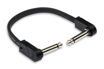 Hosa CFP-106 Flat Guitar Pedalboard Patch Cable - Right Angle to Right Angle - 6 inch