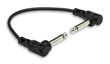 Hosa CFS-106 Guitar Pedalboard Patch Cable - Right Angle to Right Angle - 6 inch