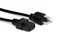 Hosa PWC-148 8' IEC C13 to NEMA 5-15P Power Cord, 18 AWG