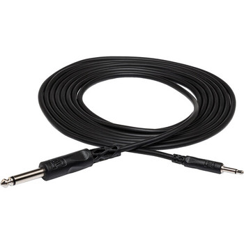 Hosa CMP-303 Interconnect Cable - 3.5mm TS Male to 1/4-inch TS Male - 3 foot
