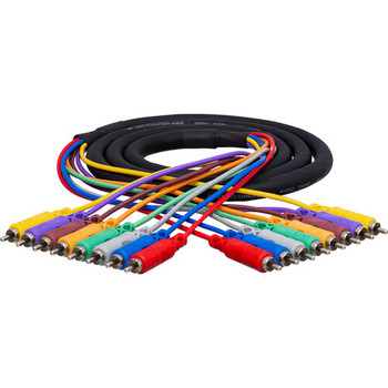 Hosa CRA-802 Unbalanced Snake Cable – RCA to RCA (2 m)