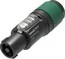 Neutrik NL4FXX-W-L speakON XX Series Cable End, 4 Pole Green, Large 10-16 mm