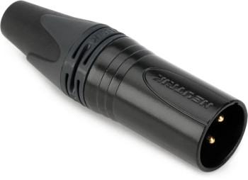 Neutrik NC3MXX-B 3-pin XLRM Connector, Black