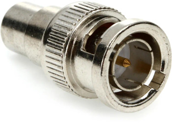 Hosa NBR-253 75-ohm RCA Female to BNC Male Adapter