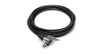 Hosa MMX-015SR Microphone Cable - 3.5 mm TRS Male to Neutrik Right Angle XLR Male - 15 foot