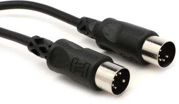 Hosa MID-305BK MIDI Cable - 5 foot Black
