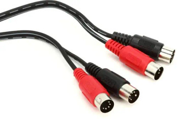 Hosa MID-203 Dual MIDI Cable - 9.9 foot (3 meter)