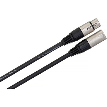 Hosa DMX-010 DMX512 Cable - XLR5 Male to XLR5 Female - 24 AWG 120 Ohm - 10 Foot