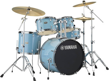 Yamaha, Rydeen 5-Piece Drum Set with HW-680W (20" Bass Drum) - Sky Blue, RDP0F56WSKB