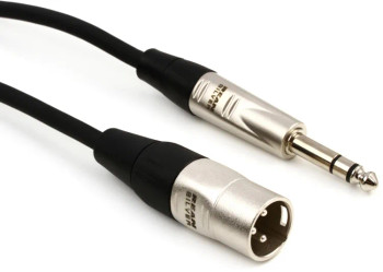 Hosa HSX-100 Pro Balanced Interconnect - REAN 1/4-inch TRS Male to XLR3 Male - 100 foot