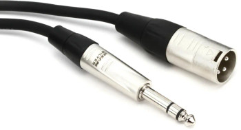 Hosa HSX-050 Pro Balanced Interconnect - REAN 1/4-inch TRS Male to XLR3 Male - 50 foot