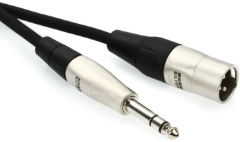 Hosa HSX-015 Pro Balanced Interconnect - REAN 1/4-inch TRS Male to XLR3 Male - 15 foot