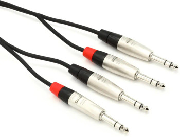Hosa HSS-020X2 Pro Stereo Interconnect Cable - 20 foot