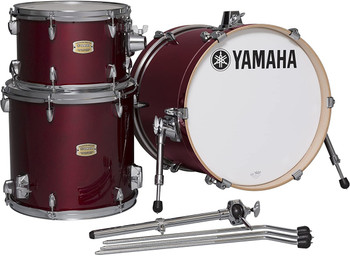 YAMAHA, RC8F30JRAU Recording Custom 3PC Bebop Shell Pack, Red Autumn