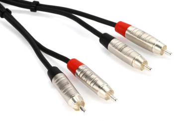 Hosa HRR-050X2 Pro Stereo Interconnect Dual RCA Cable - 50 foot
