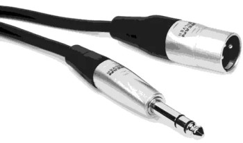 Hosa HPX-003 Pro Unbalanced Interconnect Cable - REAN 1/4-inch TS Male to XLR Male - 3 foot