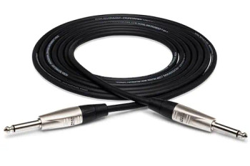 Hosa HPP-005 Pro Unbalanced Interconnect Cable - REAN 1/4-inch TS to Same - 5 foot