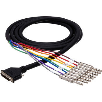 Hosa DTP-802 Balanced Snake Cable - DB25 to 1/4-inch TRS - 2 meter