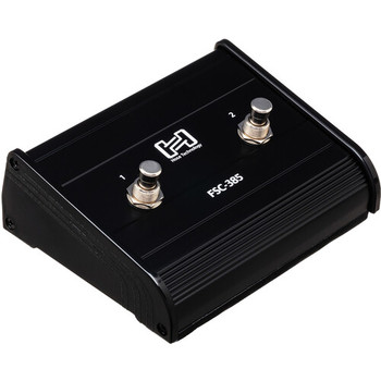 Hosa FSC-385 Guitar-Style Footswitch - Dual Latching On/Off Switch - 1/4-inch TS Connection