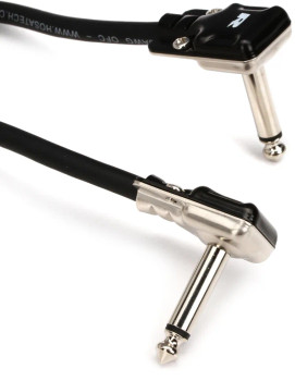 Hosa HGFP-001.5 Pro Guitar Pedalboard Patch Cable - Right Angle to Right Angle - 1.5 foot