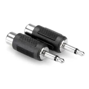 Hosa GRM-114Adapters, RCA to 3.5 mm TS, 2 pc