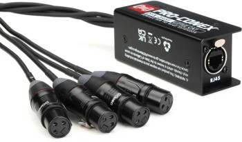 Hosa Pro-conex Little Cat Analog Audio Extender - XLR3F to RJ45