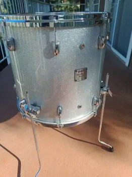 Yamaha, RBF-1615SLS, Recording Custom Floor Tom 16x15 (Silver Sparkle)