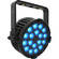 CHAUVET Professional COLORdash PAR H18 XIP RGBWA+UV LED Wash Light (Black) (COLORDASHPARH18XIP)