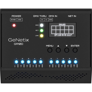 Chauvet Professional, GENETIXDIN010V GeNetix DIN DMX to 0-10v (GENETIXDIN010V)