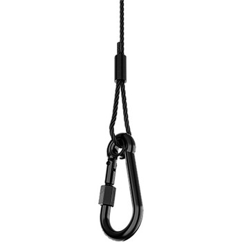 CHAUVET Professional SC-08 High-Capacity Professional Safety Cable 35", Black Finish (SC08-2)