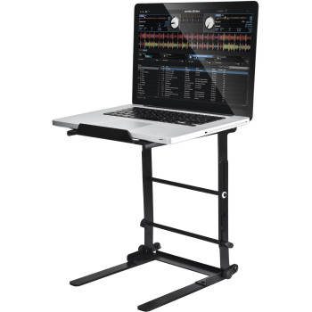 Reloop AMS-Laptop-Stand-Flex V2, Adjustable Laptop Stand for DJs and Producers with Flexible Positioning and Foldable Portable Design