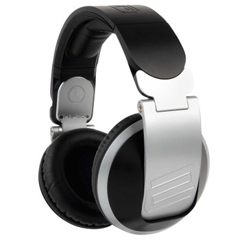Reloop AMS-RHP-20, Chrome & Black DJ Headphones with High-Isolation Over-Ear Design and Powerful Studio-Grade Sound Performance