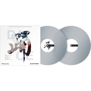 Pioneer DJ RB-VD2-CL Control Vinyl for rekordbox dj (Pair, Transparent)