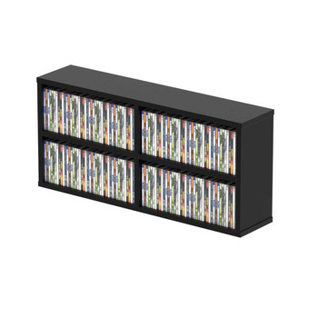 Glorious CD Box 180 CD Storage Organizer Black Finish for Media Collection and Archiving (AMS-CD-BOX-180-BLK)
