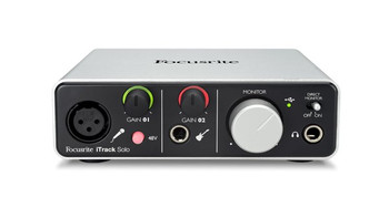 Focusrite iTrack Solo Lightning USB 2.0 Audio Interface for iPad, Mac, and PC Recording (AMS-ITRACK-SOLO-LIGHTNING)