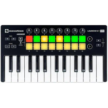 Novation Launchkey Mini MK2 25-Key USB MIDI Controller (AMS-LAUNCHKEY-MINI-MK2)