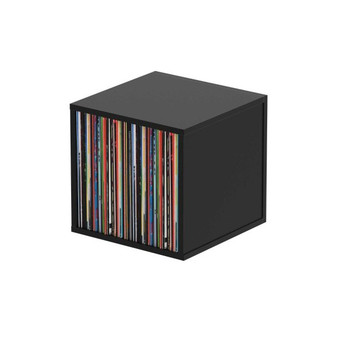 Glorious, Record Box 110 Black Storage Unit, AMS-RECORD-BOX-110-BLK