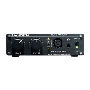 Lake People G108 Professional Headphone Amplifier with Studio-Grade Audio Performance (AMS-G108)