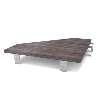 Glorious Modular Side Rack Adapter Walnut (Each) (AMS-MOD-SIDE-RACK-ADP-WAL)