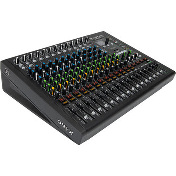 Mackie ONYX16 16-Channel Premium Analog Mixer with Multi-Track USB Audio Interface and Built-In Effects (2053160-00)
