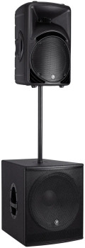 Mackie SPM200 Speaker Pole Mount for Compatible Subwoofers and Loudspeakers with Adjustable Height (2035170)