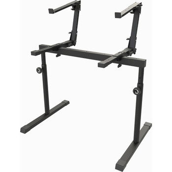 Black Panther, BP-8798, CEDRO 2-Tier Adjustable Keyboard Stand for Studio and Live Performance Use