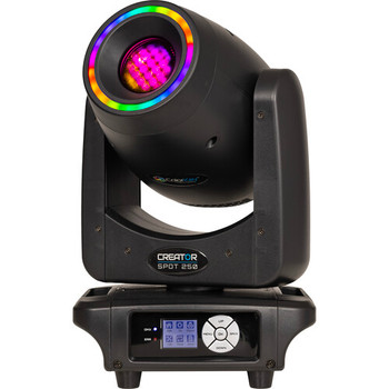 ColorKey, CKU-5120, Creator Spot 250 High-Power LED Moving Head Spot Light for Professional Stage and Event Lighting Use